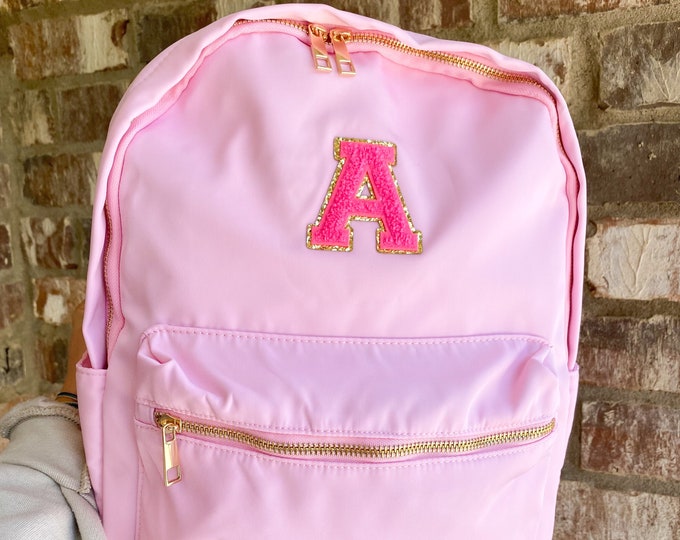 Nylon Backpack Travel Bag School Bag Graduation Gift Etsy