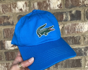 Preppy Alligator Crocodile Ball Cap / Coastal Patch Hat / Adult Hat / Unisex Ball Cap Baseball Cap Hat