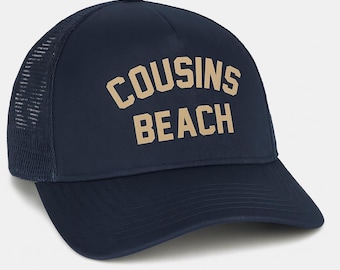 カズンズビーチトラッカーハット：夏の海岸スタイル
