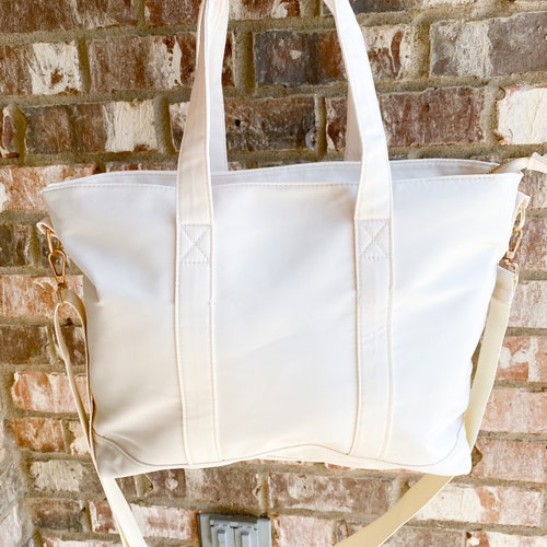 BAG ONLY Small Nylon Zipper Tote Bag Travel Bag Overnight - Etsy