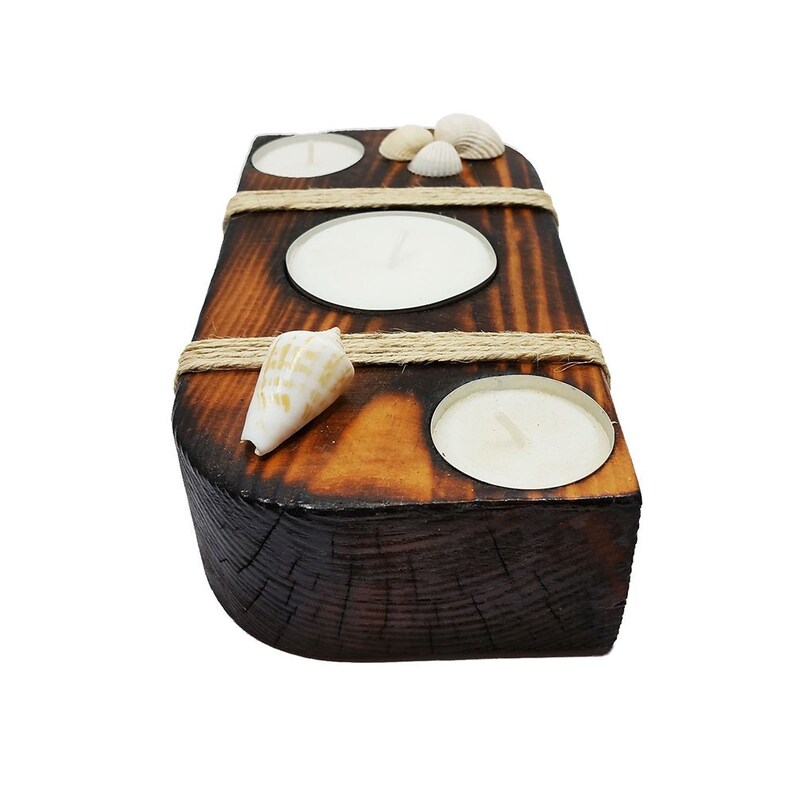 Candle Holder Wooden Candlestick Ant\u0131que Candle Centerpiece Wedding Candle Holder Set