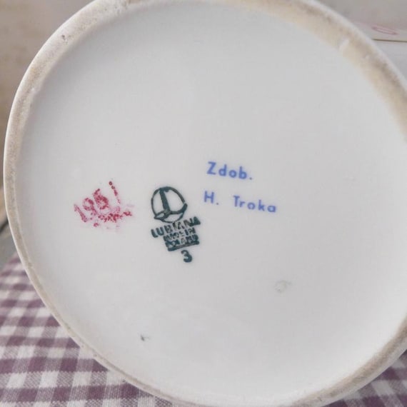Coffee Service Lubiana Cups Vintage Retro Ceramics Cup Etsy