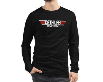 Cath Lab Aviator Logo Long Sleeve