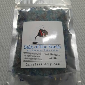Sale della Terra Sali da bagno Aromaterapia Pelle Rilassamento sicuro Olio essenziale di sale marino 8 oz 16 oz
