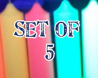 Juego de 5 velas UV Kinky Play