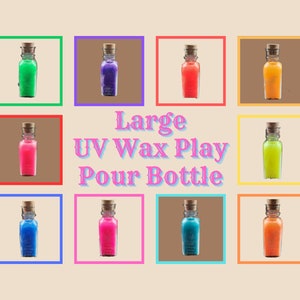 UV Large Wax Play Pour Bottle