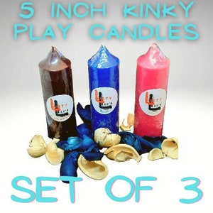Set of 3 - Kinky Play Candles