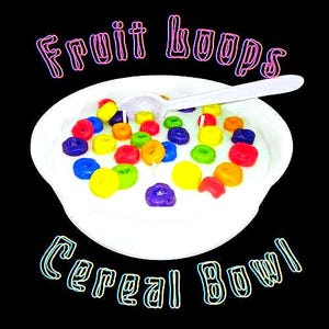 Fruit Loops Cereal Bowl,  Soy Wax Candle
