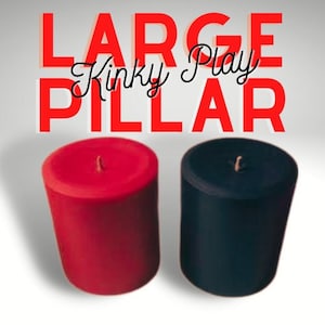 Large Kinky Play Pillar Candle 3.5 inches x 3 inches