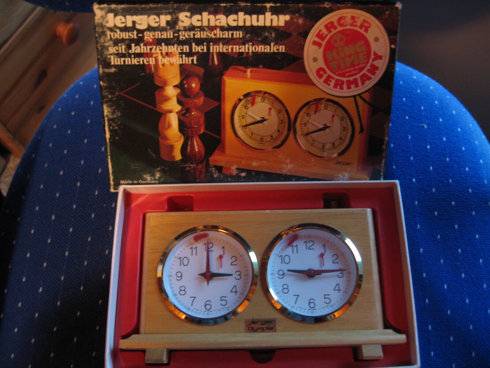 Vintage Jerger Schachuhr Chess Clock Analog Timer Etsy
