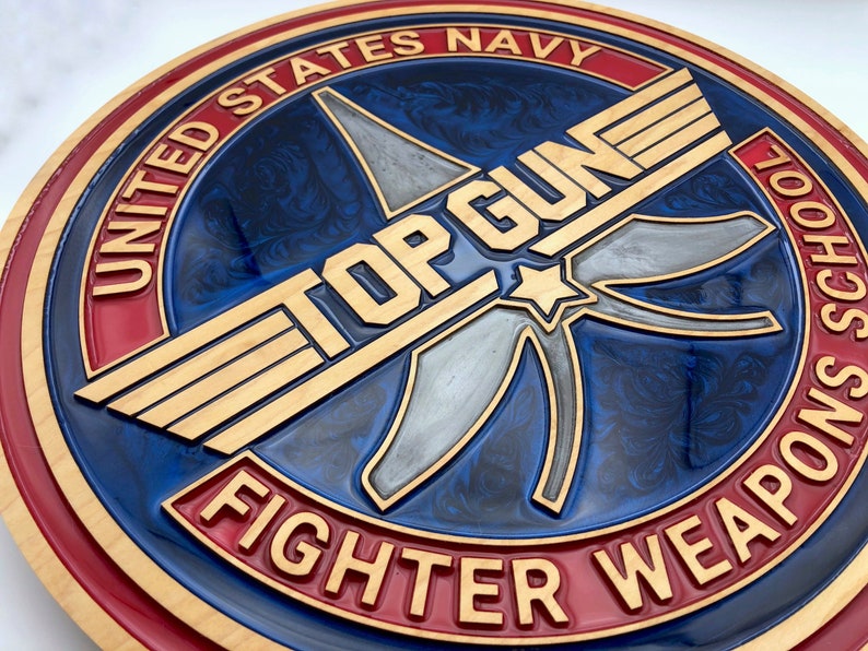 TOP GUN United States Navy Fighter Weapons School Movie Sign Etsy