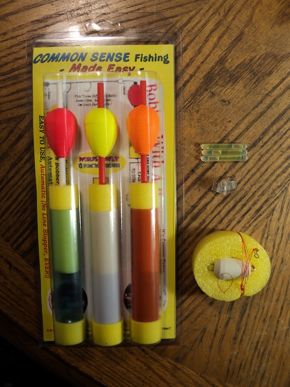 Bobber With A Brain Sr 3 Pack Slip Float W/ 1 Rig Trout Bass