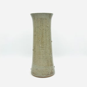 Pale Blue Green Tall Flared Ankylosaurus Ceramic Vase by Amy Schnitzer