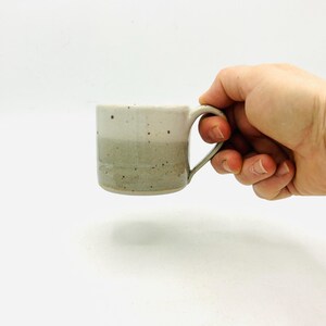 NEW! Two-Toned Reduction Fired Ceramic Espresso Cups in Various Colors by Amy Schnitzer Grey