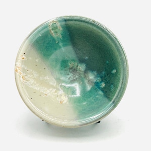 NEW! Waterlily-Inspired Flared Rim Reduction Fired Ceramic Bowl 2 by Amy Schnitzer