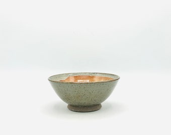 Speckled Celedon Small Ceramic Bowl in Pale Green Blue by Amy Schnitzer