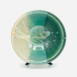 NEW! Waterlily-Inspired Flared Rim Reduction Fired Ceramic Bowl 1 by Amy Schnitzer