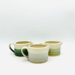 Made-to-Order Two-Toned Ceramic Creamer / Mini-Pitcher by Amy Schnitzer