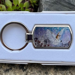 Barn Owl - Key Ring