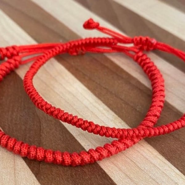 Good Luck Bracelet | Red String Bracelet | Red Bracelet For Protection | Lucky Bracelet | Red Bracelet For Woman | Custom Gift, Gift For Her