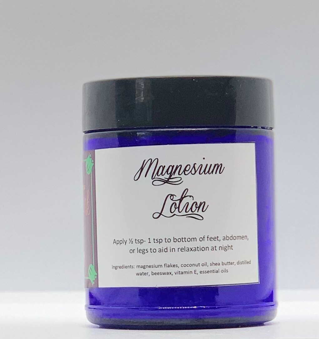 Magnesium Lotion restless leg syndrome sleep aid Etsy
