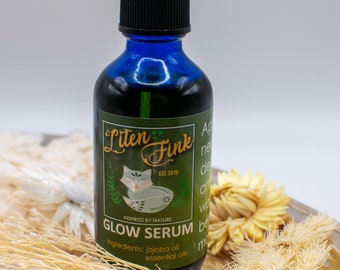 Glow serum, anti-wrinkle oil, anti-aging, bright skin serum