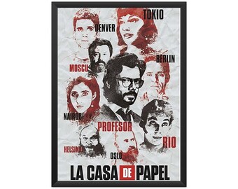 Money Heist Decor Etsy