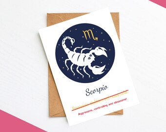 Scorpio Happy Birthday Etsy Scorpio Happy Birthday Etsy