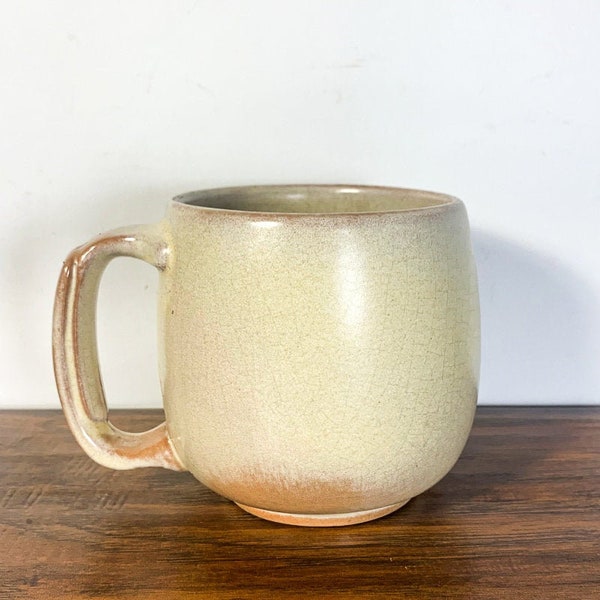 Vintage Beige Frankoma Potteries Mug