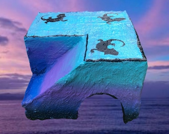 Cooler Ton Sonnenuntergang Medium Reptile Verstecken für bärtigen Drachen