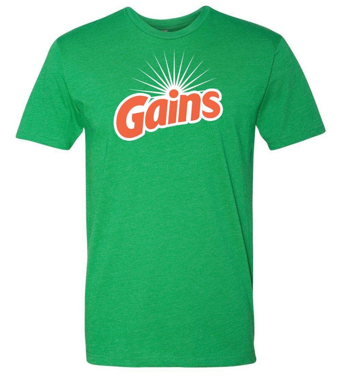 Gains Athletic Fit Cotton/Poly Shirt For Bodybuilding Etsy