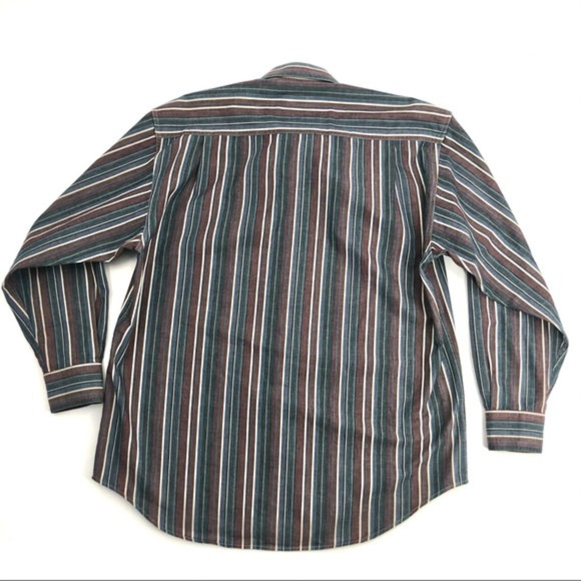 Why This Vintage Funny Button Up Striped Shirt Medium Etsy