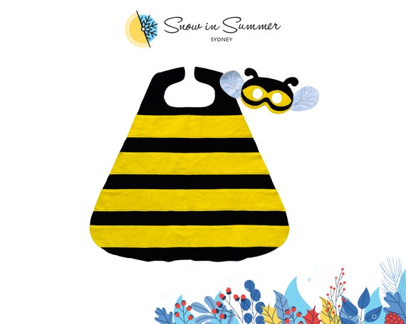 Kids Play Costume Bee Costume Felt Costume Bug Costume Costume Pack World Book Day Book Week Bee Halloween Book Character Costume