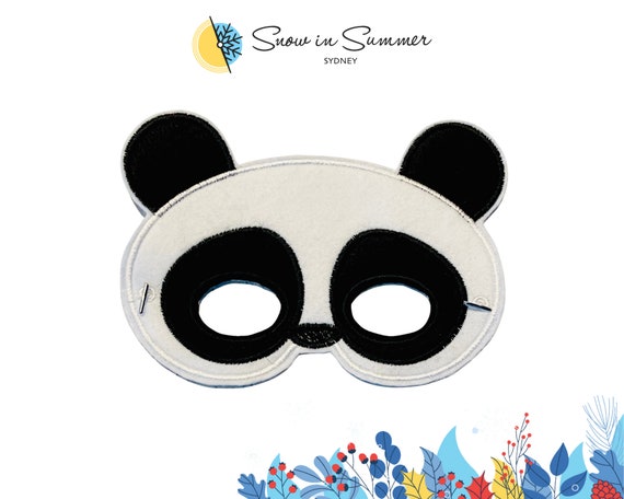 Panda Mask,  Animal Costume, World Book Day Costume, Hello Hello Book, Pretend Play, Felt Costume Mask, Giant Panda, Halloween Costume