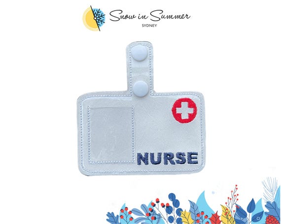 Nurse Badge, Role Play, Pretend Play, Kids Nurse Costume, Dress Up, Medical Educational Device, Name badge, Halloween Costume, Book Week
