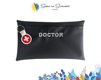 Doctor Bag with tag, Role Play, Pretend Play, Kids Doctor Costume,Dress Up,Medical Educational Device, Dr Case, Halloween Costume, Book Week