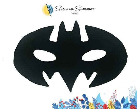 Batman Mask,Superhero Costume, Kids Batman Costume, Batman Party Mask World Book Day Costume, Pretend Play,Comic Book Mask, Batman Accessory