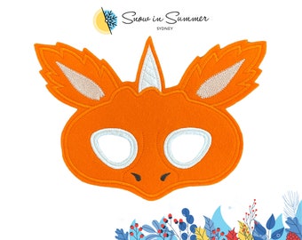 Orange Dinosaur Mask, World Book Day, Dragon Dress Up, Dragon Costume, Pretend Play, Felt Mask, Star Badge, Shooting Star Badge,