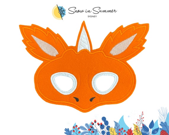 Orange Dinosaur Mask, World Book Day, Dragon Dress Up, Dragon Costume, Pretend Play, Felt Mask, Star Badge, Shooting Star Badge,