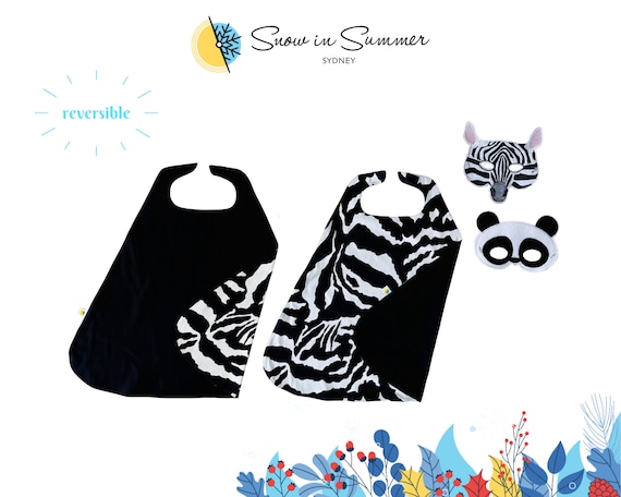 Panda Costume, Panda Costume, Reversible Costume, Animal Costume, World Book Day Costume, Hello Hello Book, Pretend Play, Cape Costume,