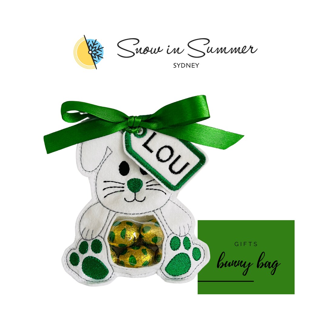 Easter Bunny Treat Bag Easter Candy Holder Easter Gift Etsy UK