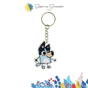 Blue Dog Keyring, Keyring for school bag, Blue Dog Fan, Blue Dog Accessory, Perfect Episode, Blue Dog Party, Party Favour