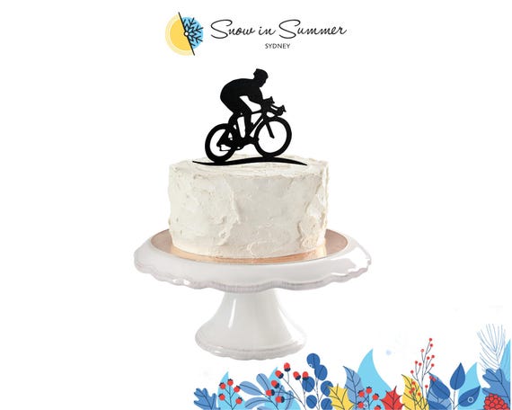 Cycle Cake Topper,