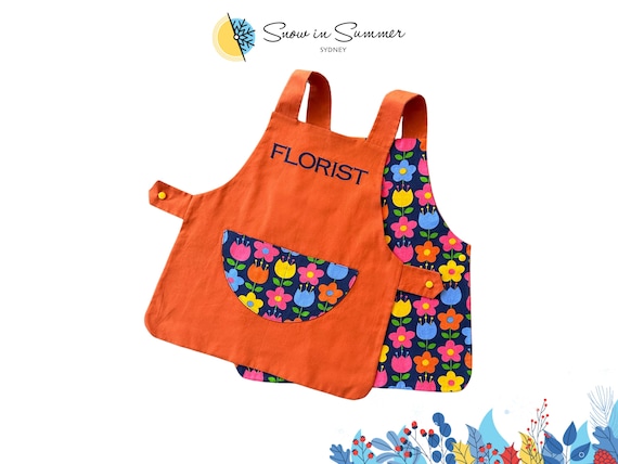 Florist Costume, Pretend Play, Dress Up, Kids costume, Imaginative play, Dress up play, Fun play costume, Pretend Florist