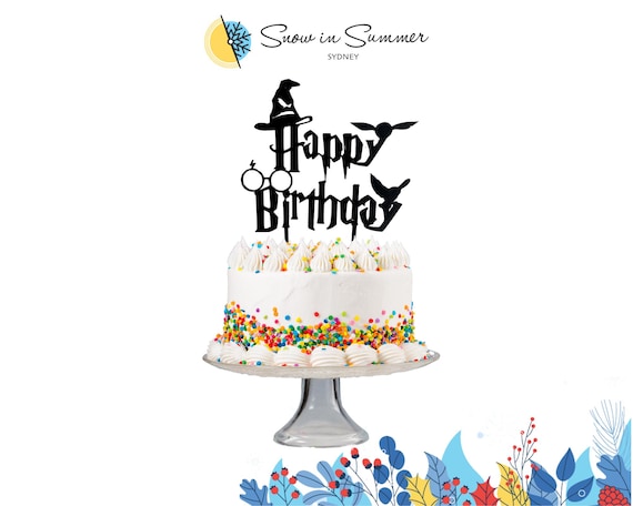 Wizard Cake Topper - Magical Themed Decoration - Ideal for Fantasy Birthday Cakes - Unique Gift for Wizard Enthusiasts