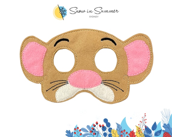 World Book Week Mask, Kids Play Costume - Book Week Costume - Woodland Animal Costume, Monster Story Costume, Role Play Mask, Mouse Mask