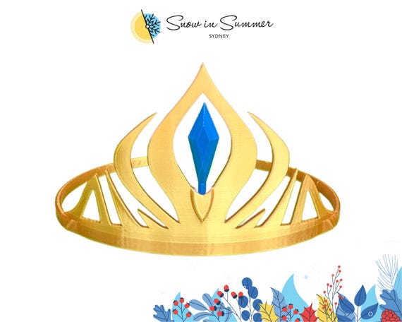 Queen Elsa Crown, Frozen Crown, Frozen Cosplay, Princess Crown, Queen Tiara, Queen Crown, Princess Costume, Halloween Costume
