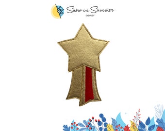 Shooting Star Badge, World Book Day, Gold Star Pin, Dragon Dress Up, Dragon Costume, Potty Training Reward, Pretend Play, Star Badge