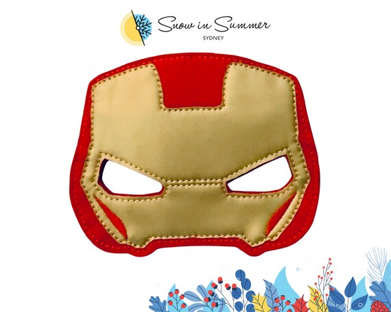 Kids Play Costume, Iron Cosplay, Iron Helmet, Iron Mask, Cosplay, Comics, Felt Costume, Book Week Costume Pack, Pretend Play, Quiet Play
