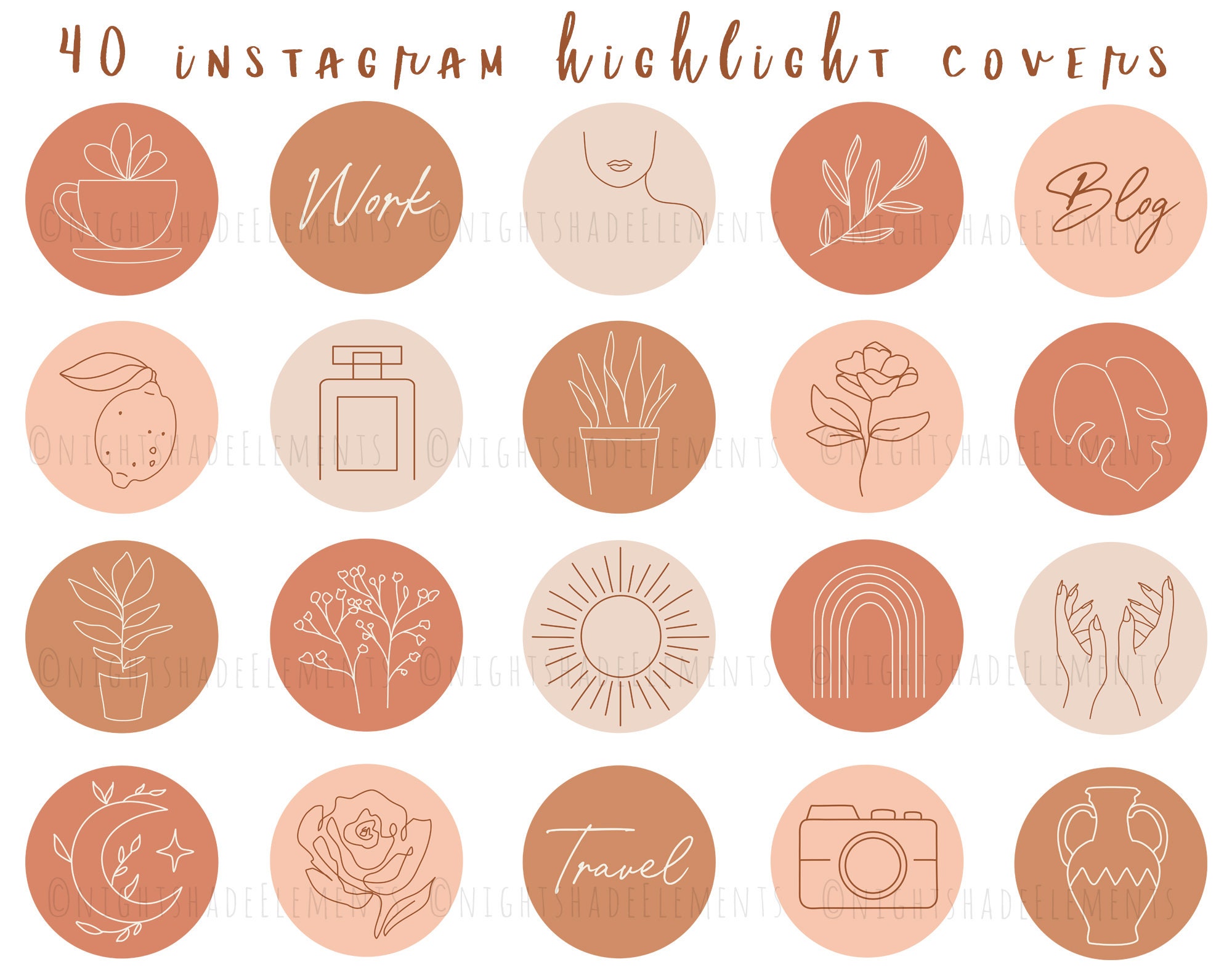 40 Best Aesthetic Highlight Covers for Instagram